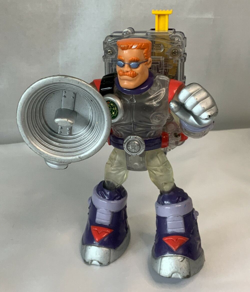 Warren Waters Voice Tech With Backpack Vintage 2001 Mattel #78185 Rescue Heroes